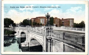 M-100679 Capitol Avenue Bridge and St Vincent's Hospital Indianapolis IN