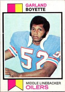 1973 Football Card Garland Boyette Los Angeles Rams sk2563