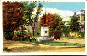 New Jersey Orange Soldiers' and Sailors' Monument 1927