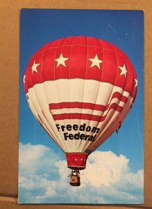 VINTAGE POSTCARD - 1981 USED - FREEDOM FEDERAL, WHERE SAVINGS SETS YOU FREE, FLA