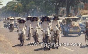 High School Girls Cycling Vietnam, Viet Nam Unused 