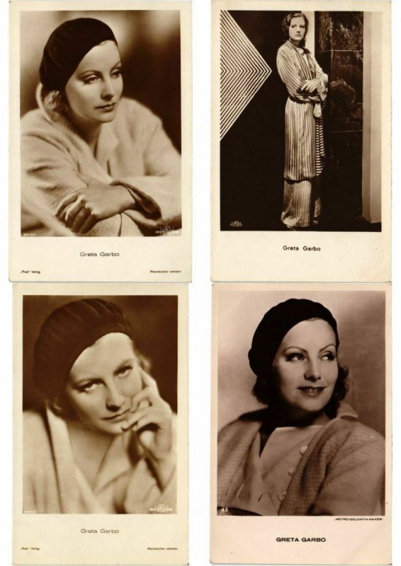 GRETA GARBO FILM STAR ENTERTAINMENT COLLECTION 130 CPA (L2496)