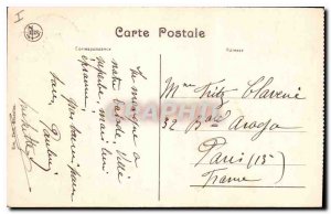 Old Postcard Militaria Ruins of Louvain Street Diest