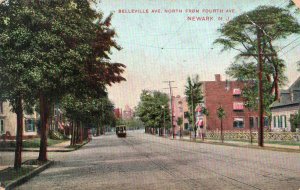 13092 Trolley Car on Belleville Avenue, Newark, New Jersey