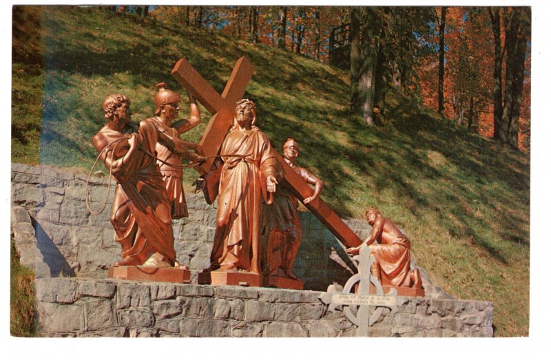 The Way of the Cross, 2nd Station, Ste Anne de Beaupre, Quebec