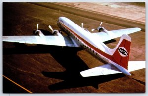 Airplane Postcard Capital Airlines Douglas DC-6B FE9