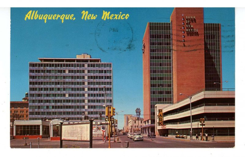 NM - Albuquerque. Fourth Street looking North ca 1950's