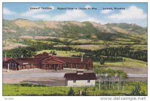 Summit Tavern, highest point on Lincoln Hi-Way, Laramine, Wyoming, 30-40s