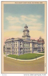 Polk County Court House, Des Moines, Iowa, 30-40s