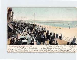 Postcard Boardwalk Atlantic City New Jersey USA