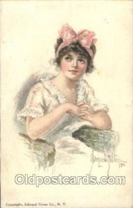 American Girl No. 26 Artist Signed Alice Luella Fidler (USA) Unused light cre...