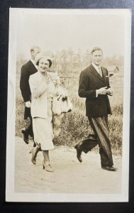 Mint England Real Picture Postcard King George VI & Queen Elizabeth