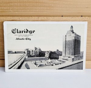 Atlantic City Claridge Hotel Vintage Postcard 1957 3.5 x 5.5