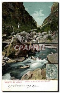 Old Postcard Gorges du Loup Southern Railway of France