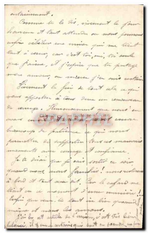 Old Postcard Fantaisie marine