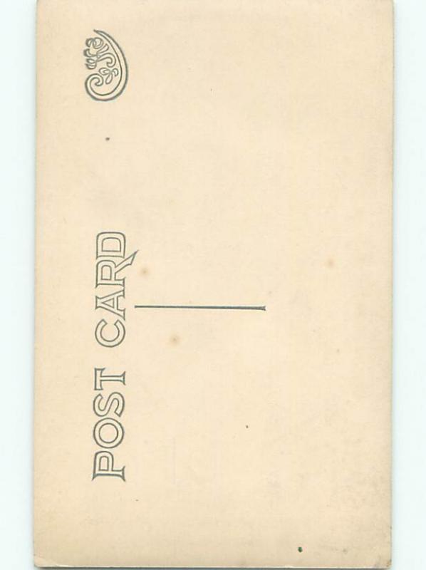 Old rppc BUILDING SCENE Architecture Postcard AB1087