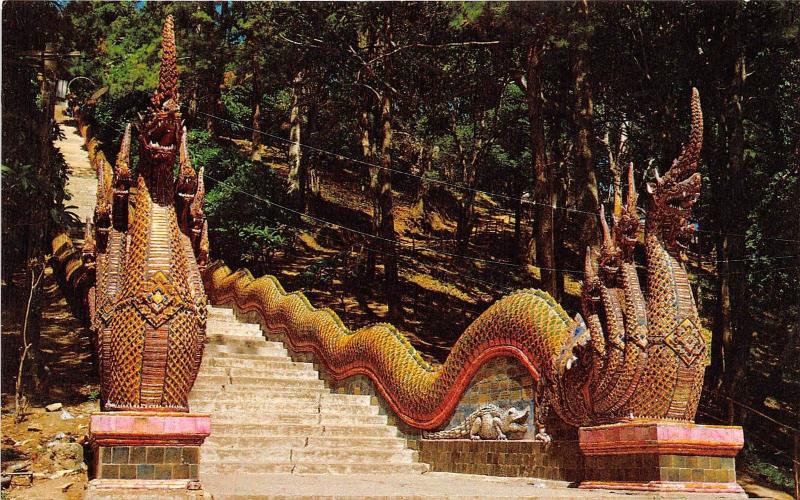 BG21481 naga serpent king wat phrathat doi suthep chiang mai  thailand