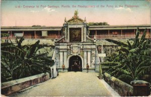 PC PHILIPPINES, MANILA, FORT SANTIAGO, Vintage Postcard (b42944)
