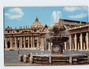 Postcard St. Peter's Square, Rome, Italy