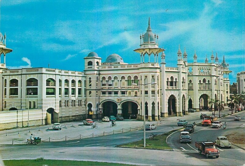 Malaysia Kuala Lumpur railway station postcard