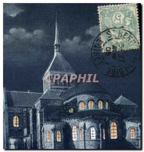 Old Postcard Saint Benoit sur Loire Loiret Basilica