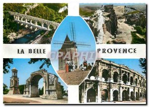 Modern Postcard La Belle Provence Pont du Gard Roman aqueduct