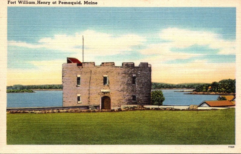 Maine Pemaquid Beach Fort William Henry