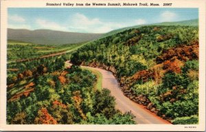 Postcard MA - Stamford Valley from the Western Trail