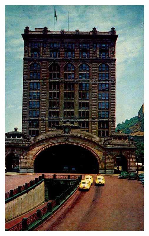 Postcard TRAIN STATION SCENE Pittsburgh Pennsylvania PA AR0160