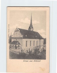 Postcard Gruss aus Ettiswil, Switzerland