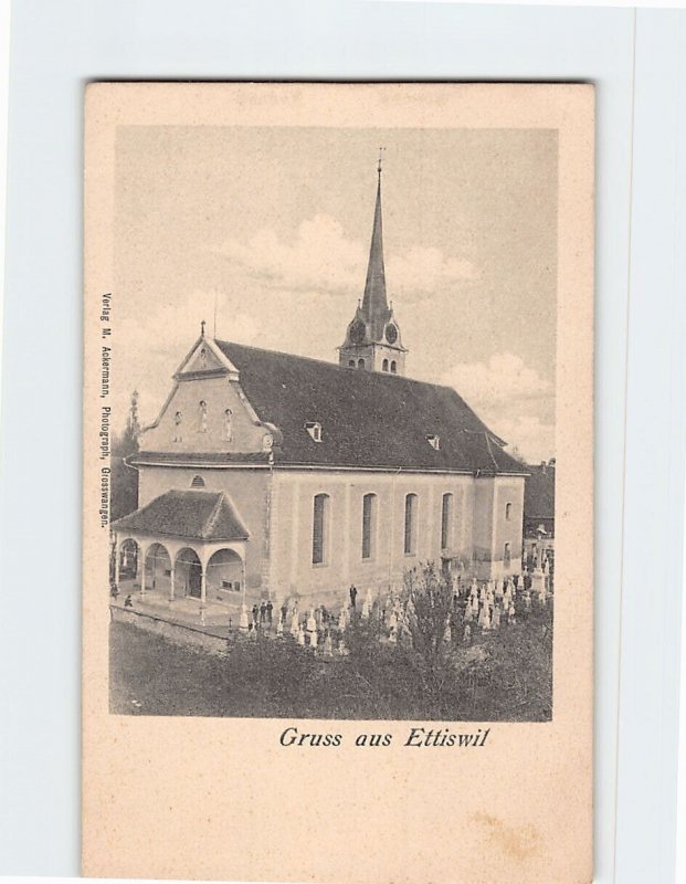 Postcard Gruss aus Ettiswil, Switzerland