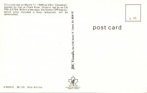 Canada - ON, Chalk River. Railway Station