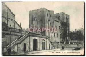 Old Postcard Niort Les Halles and Le Donjon
