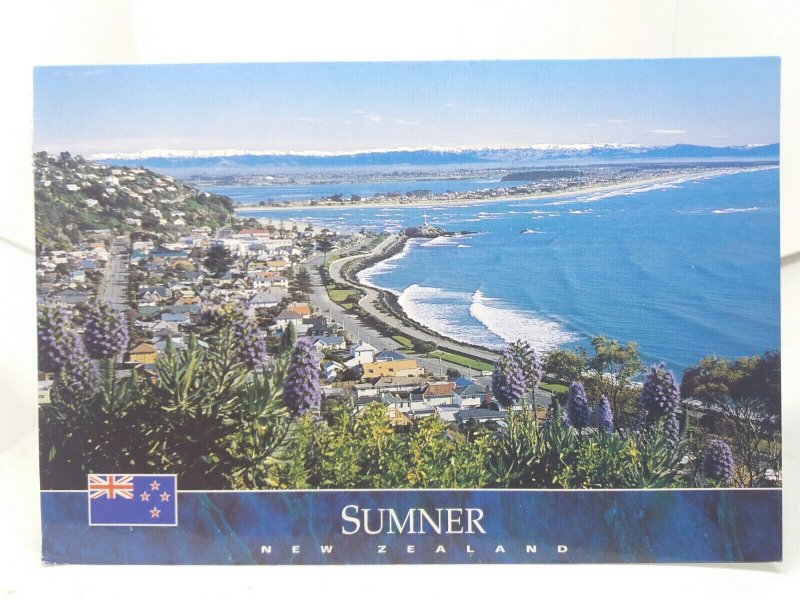 Christchurch Sumner & Pegasus Bay Canterbury New Zealand Vintage Postcard 1998