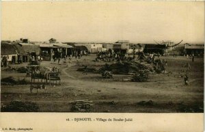 CPA AK Djibouti- Village du Bender Jedid SOMALIA (831451)