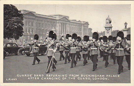 England London Guard's Band Returning From Buckingham Palace