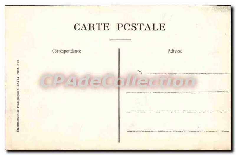 Postcard Old Cap Ferrat undergrowth walk