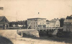 Turner ME Turner Cash Store Bridge Storefronts Real Photo Postcard