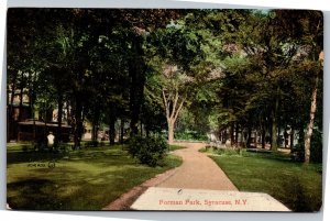 Postcard NY Syracuse Forman Park