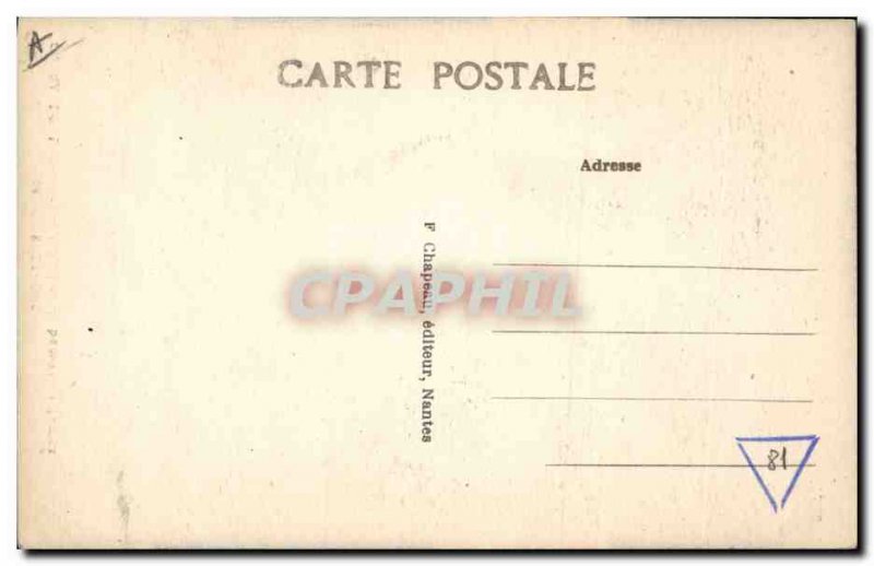 Old Postcard Folklore Guerande Paludiers old times