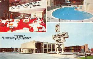 Pascagoula Mississippi Travelodge Motel Multiview Vintage Postcard K29313