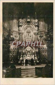 Postcard Modern Montserrat Interior of the Basilica