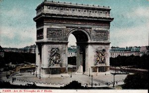 Paris - Arc de Triomphe de l' Etoile  PC