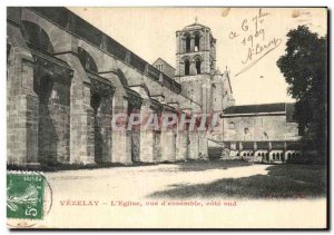 Old Postcard Vezelay L Overview of Church South coast