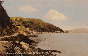 uk48592 roman road and estuary aberdovey  wales  uk