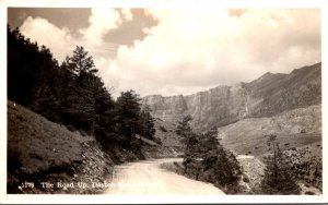 Wyoming The Road Up Dayton-Shell River Real Photo