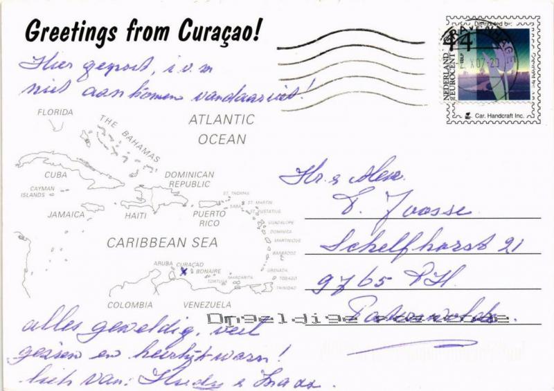 CPM AK Greetings from Curacao CURACAO (729988)