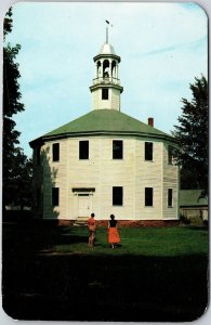 1956 The Round Church Historic Landmark Green Mountains Vermont Posted Postcard