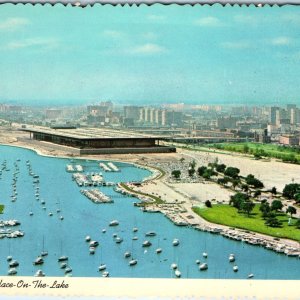 c1970s Chicago, IL McCormick Place Venue Lake Michigan Burnham Harbor 4x6 PC M12