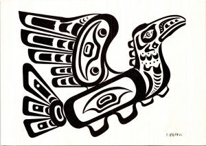 Hoho Thunderbird Kwakiutl Tribe Native American Postcard